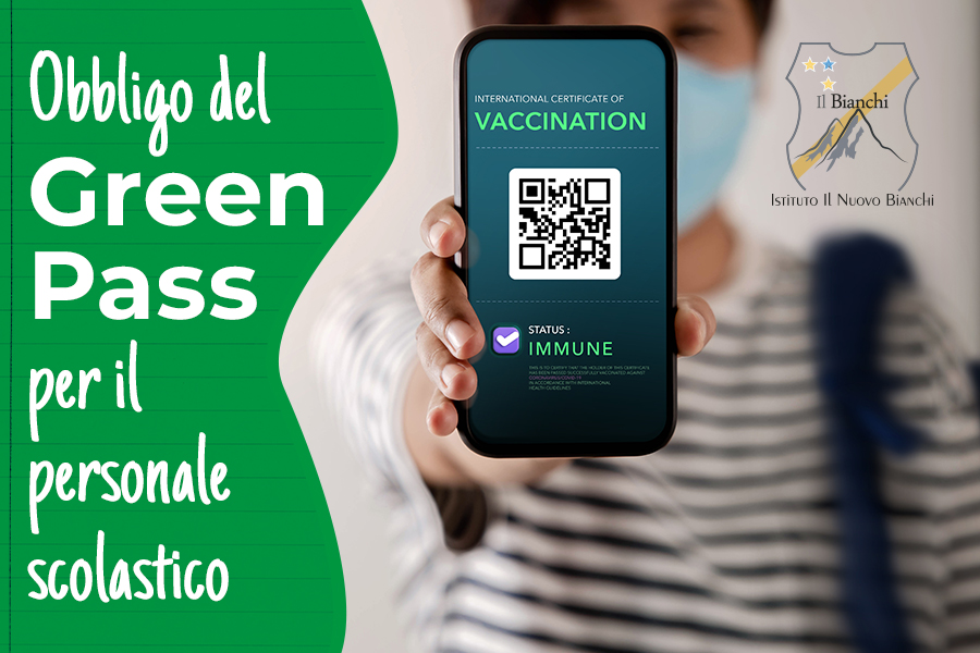 Obbligo del Green pass per il personale scolastico