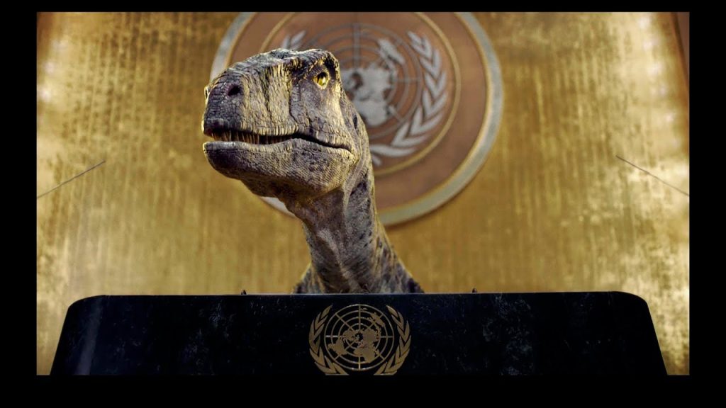 Un dinosauro all’ONU