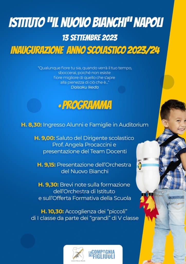 Inaugurazione nuovo anno scolastico