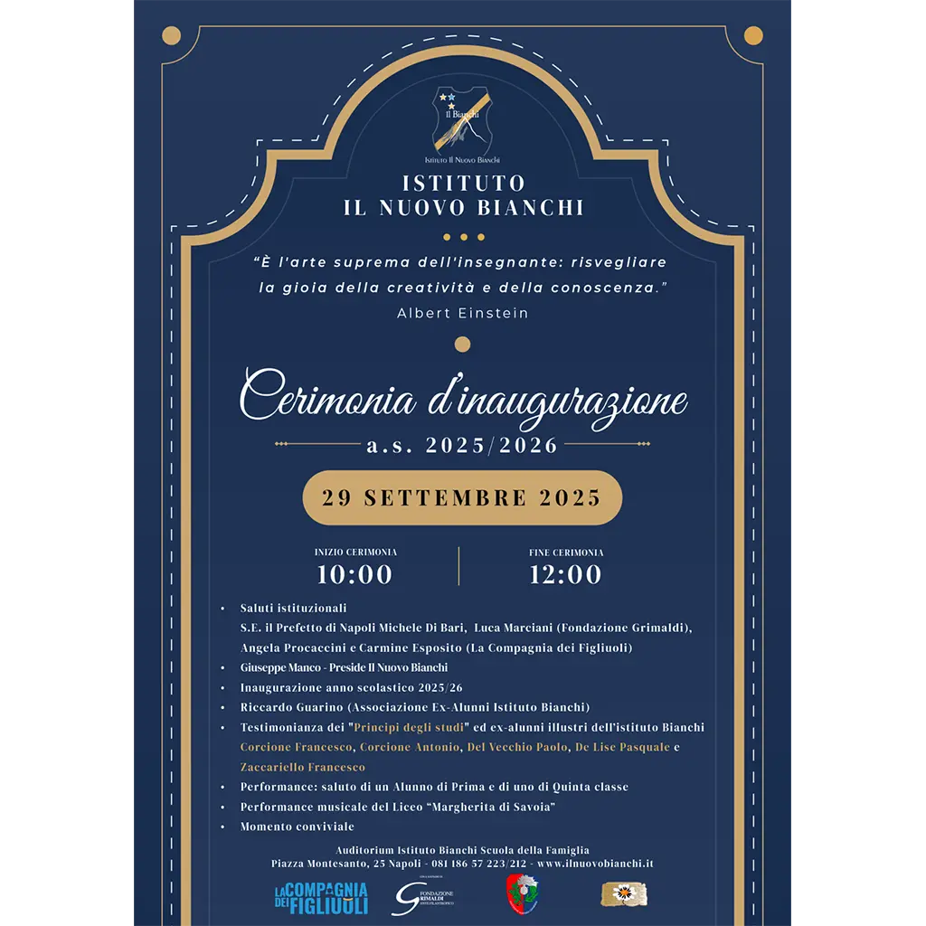 Cerimonia d’inaugurazione 2025/2026