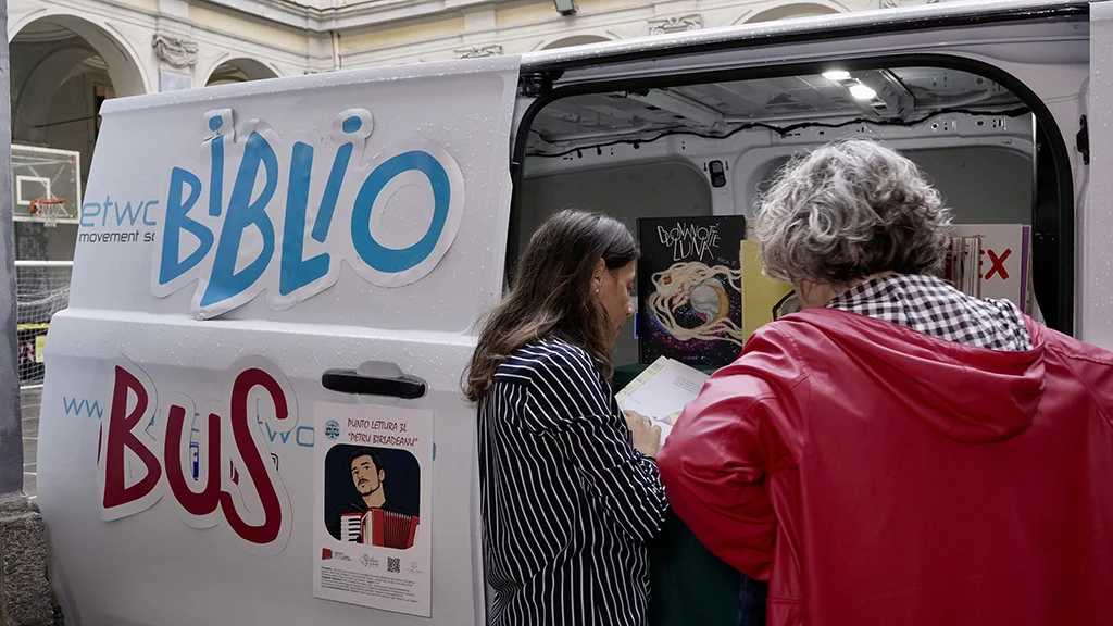 INAUGURAZIONE PUNTO DI LETTURA PETRU BIRLADEANU