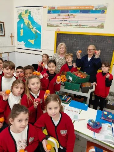 Frutta e verdura nelle scuole 2026 all'Istituto Il Nuovo Bianchi