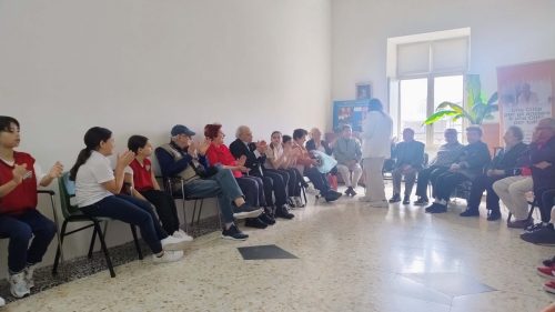 Incontro Quinta elementare e gli anziani di Sant'Egidio