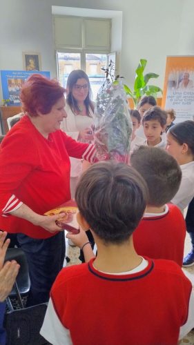 Incontro Quinta elementare e gli anziani di Sant'Egidio