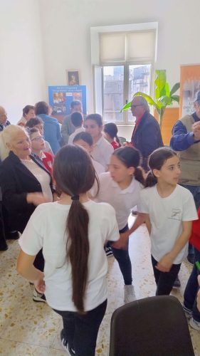 Incontro Quinta elementare e gli anziani di Sant'Egidio
