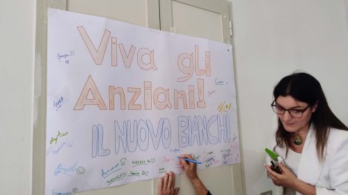 Incontro Quinta elementare e gli anziani di Sant'Egidio