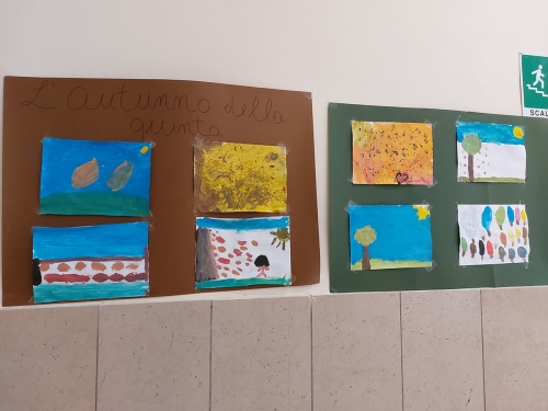 scuola ll nuovo bianchi disegni autunno