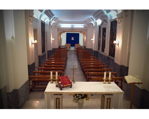 Partecipazione alla celebrazione della S. Messa presso la Cappella interna all’Istituto Bianchi