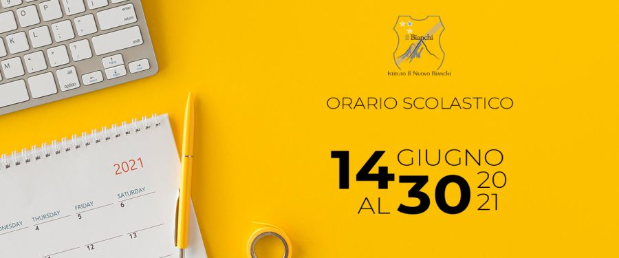 Orario Giugno 2021